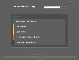 moreinterest.org screenshot