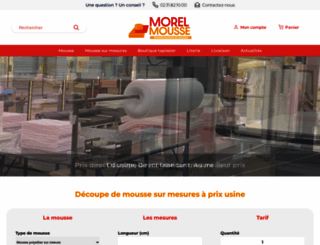 morel-mousse.fr screenshot