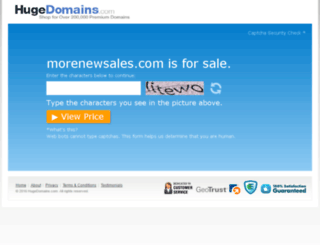 morenewsales.com screenshot