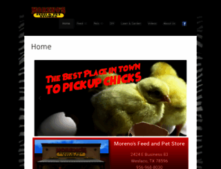 morenosfeedandpet.com screenshot