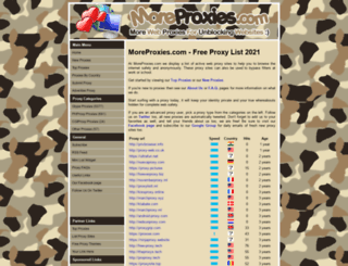moreproxies.com screenshot