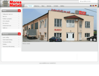 mores-metali.com screenshot