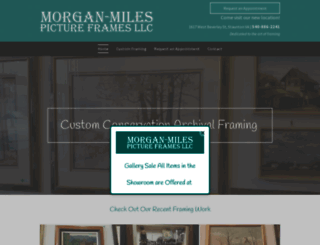 morgan-milespictureframes.com screenshot