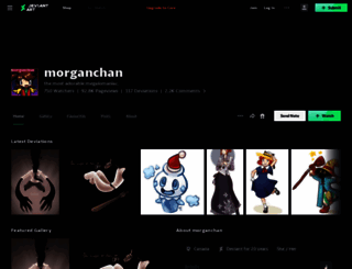 morganchan.deviantart.com screenshot
