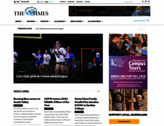 morganhilltimes.com screenshot