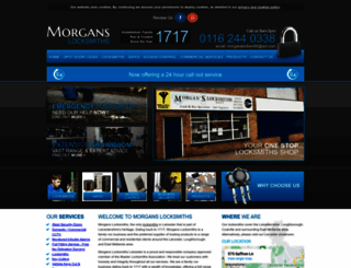 morganslocksmiths.com screenshot