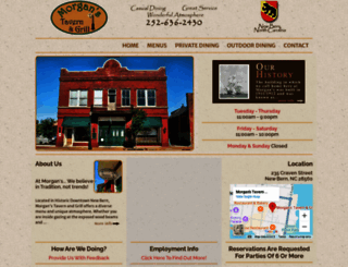 morganstavernnewbern.com screenshot