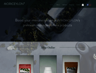 moriceylon.com screenshot