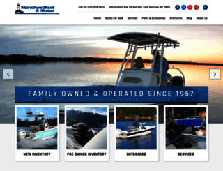 morichesboatandmotor.com screenshot
