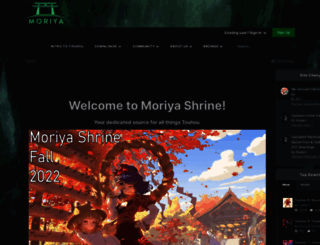 moriyashrine.org screenshot