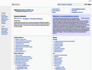 mormonwiki.org screenshot