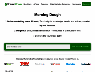 morningdough.com screenshot