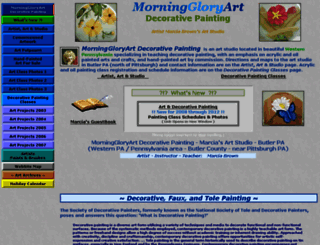 morninggloryart.com screenshot