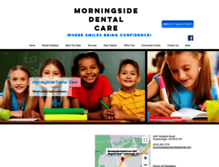 morningsidedentalcare.ca screenshot