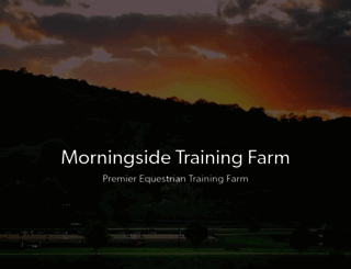 morningsidetrainingfarm.com screenshot