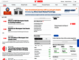 morningstar.co.in screenshot