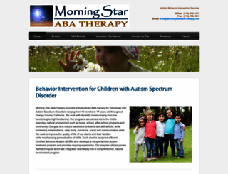 morningstarabatherapy.com screenshot