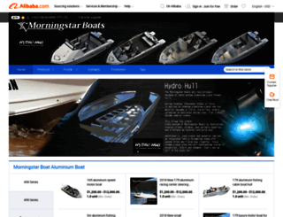 morningstarboats.en.alibaba.com screenshot