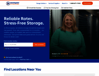 morningstarstorage.com screenshot
