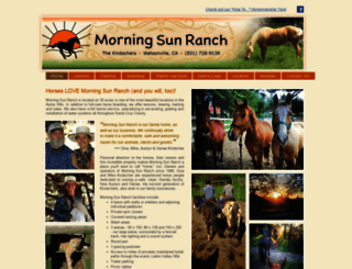 morningsunranch.com screenshot