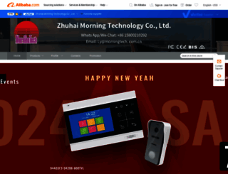 morningtech.en.alibaba.com screenshot