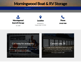 morningwoodboatandrvstorage.com screenshot