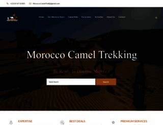 moroccocameltrekking.com screenshot