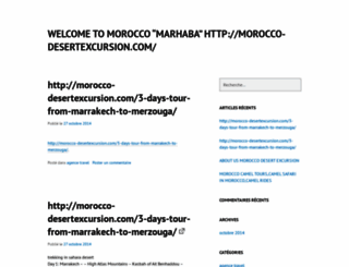 moroccodesertexcursion.wordpress.com screenshot
