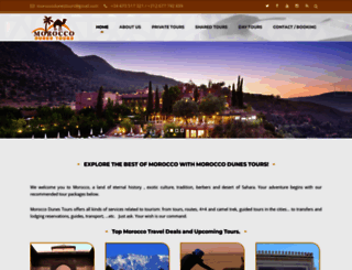 moroccodunestours.com screenshot
