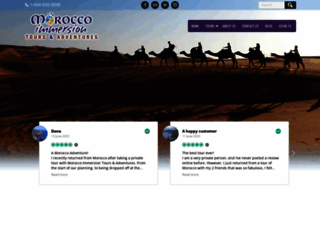 moroccoimmersion.com screenshot