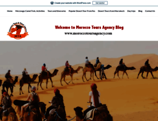 moroccotoursagency.wordpress.com screenshot