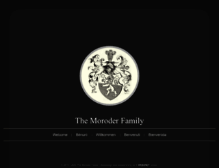 moroderfamily.com screenshot