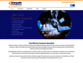 morpethcomputers.co.uk screenshot