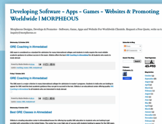 morpheous-applicationdevelopment.blogspot.in screenshot
