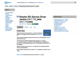 morpho-rd-service-driver-version-2-0-1-13-beta.updatestar.com screenshot