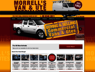 morrellsvans.com.au screenshot