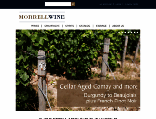 morrellwine.com screenshot