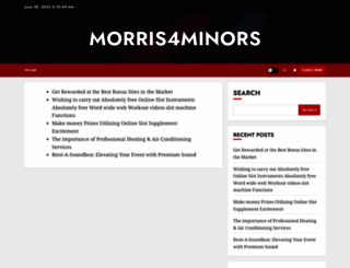 morris4minors.co.uk screenshot