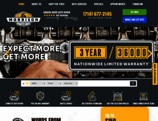 morrisontire.com screenshot