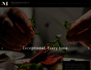 morrisseyhospitality.com screenshot