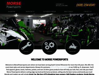 morsepowersports.com screenshot