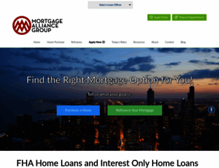 mortgage-alliance.net screenshot