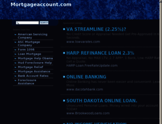 mortgageaccount.com screenshot