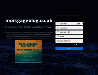 mortgageblog.co.uk screenshot