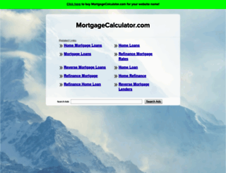 mortgagecalculator.com screenshot