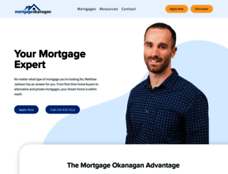 mortgageokanagan.com screenshot