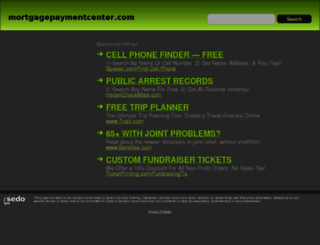 mortgagepaymentcenter.com screenshot