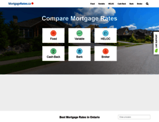 mortgagerates.ca screenshot