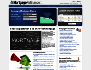 mortgagerefinance.com screenshot
