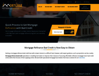 mortgagerefinancebadcredit.com screenshot